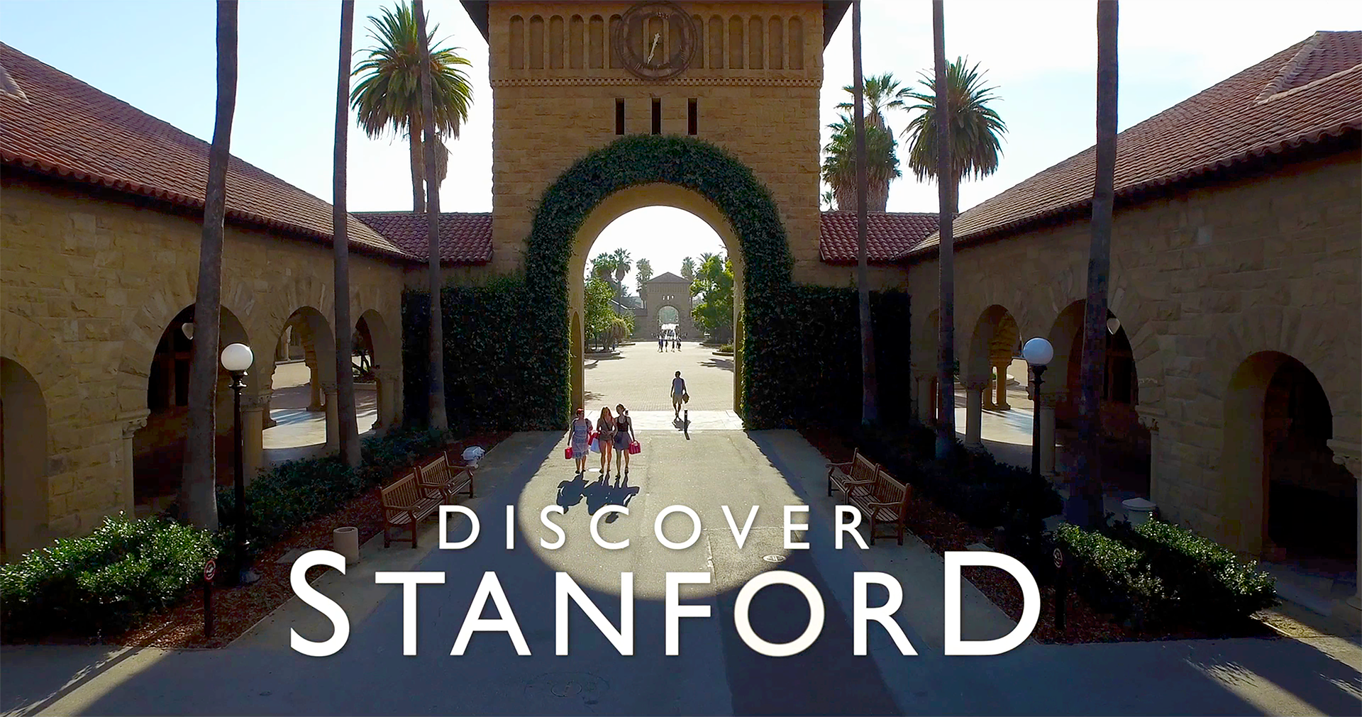Stanford campus archway
